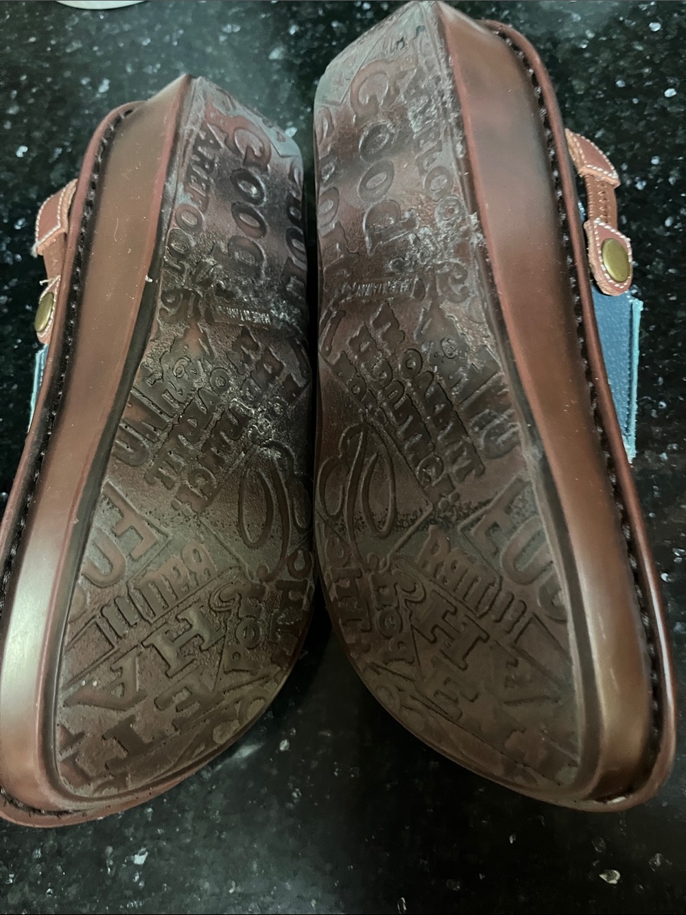 Spring Step Patchwork Leather Multi-Color Mules - Picture 5 of 7